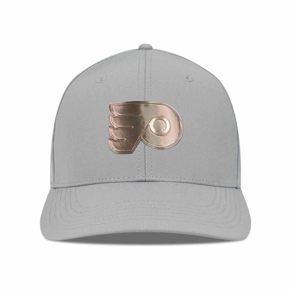 Philadelphia Flyers Levelwear Rise Copper Insignia Flex Hat - Gray - NHL 203155833