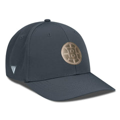 Boston Bruins Levelwear Rise Copper Insignia Flex Hat - Charcoal - NHL 203155836