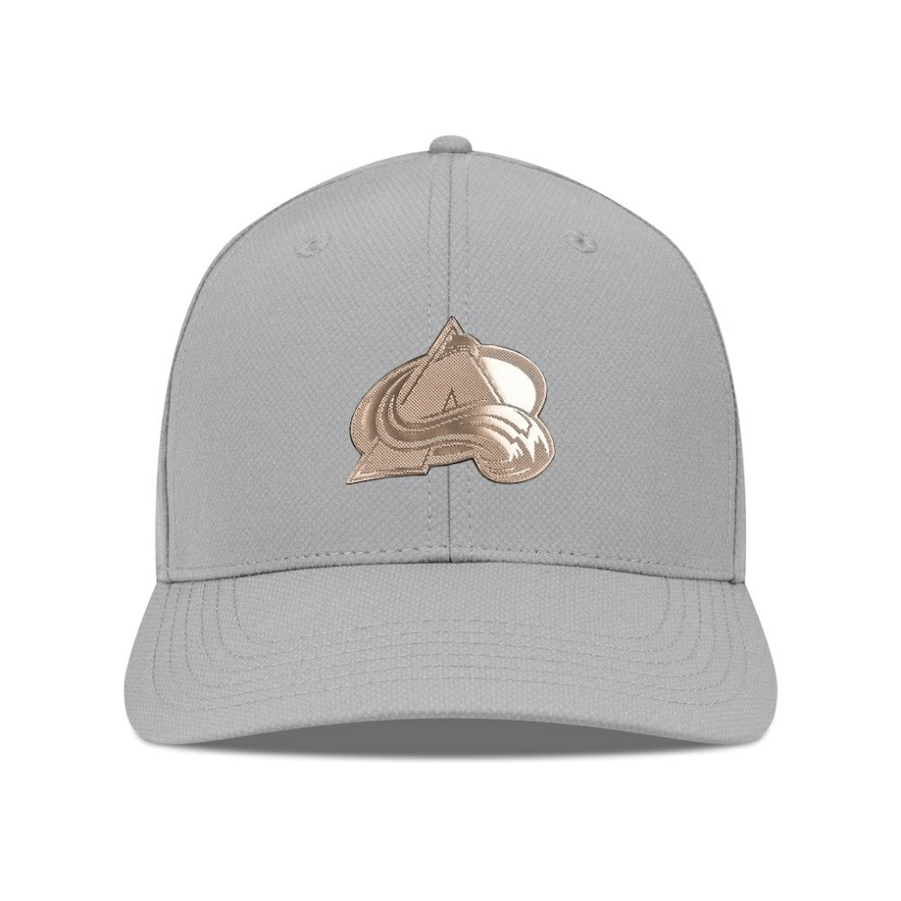 Colorado Avalanche Levelwear Rise Copper Insignia Flex Hat - Gray - NHL 203155837