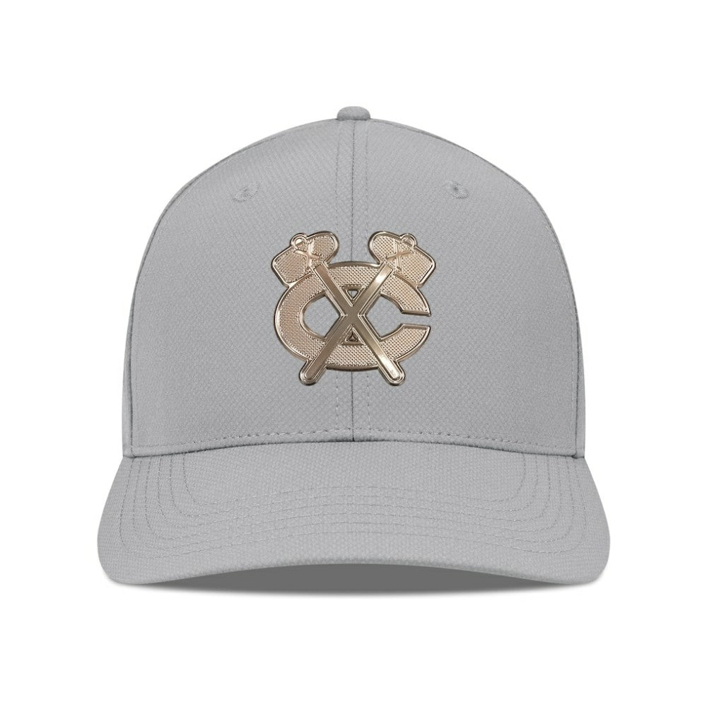 Chicago Blackhawks Levelwear Rise Copper Insignia Flex Hat - Gray - NHL 203155839