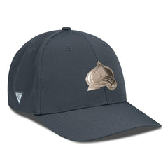 Colorado Avalanche Levelwear Rise Copper Insignia Flex Hat - Charcoal - NHL 203155841