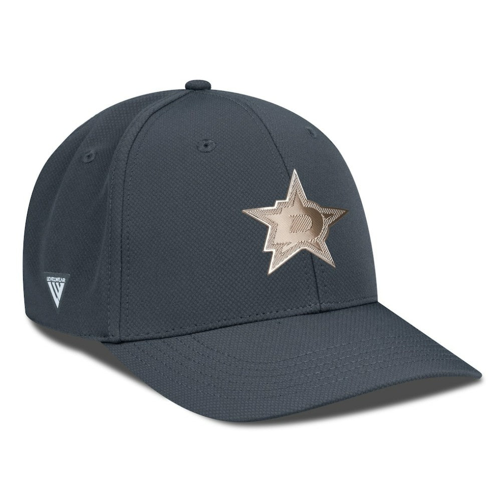 Dallas Stars Levelwear Rise Copper Insignia Flex Hat - Charcoal - NHL 203155843