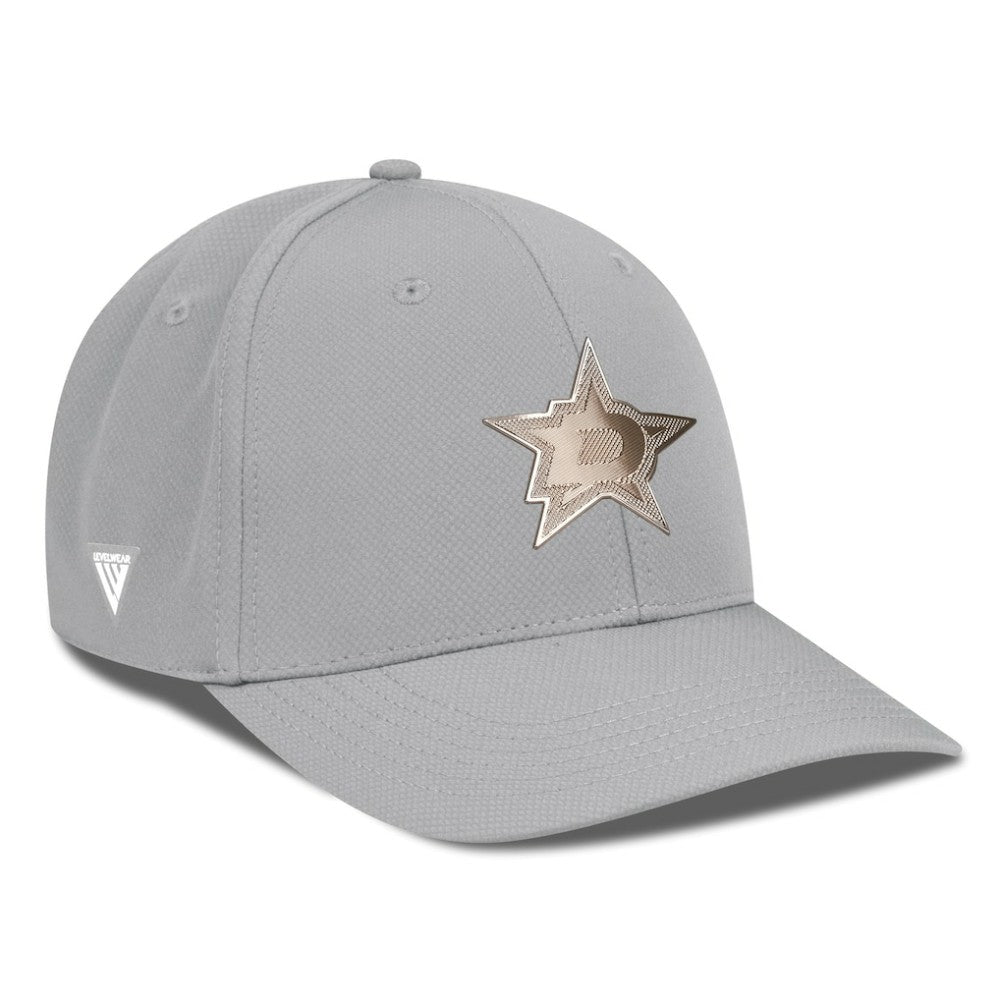 Dallas Stars Levelwear Rise Copper Insignia Flex Hat - Gray - NHL 203155844