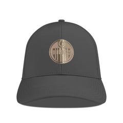 Edmonton Oilers Levelwear Ascend Copper Insignia Vented Adjustable Hat - Charcoal - NHL 203155849