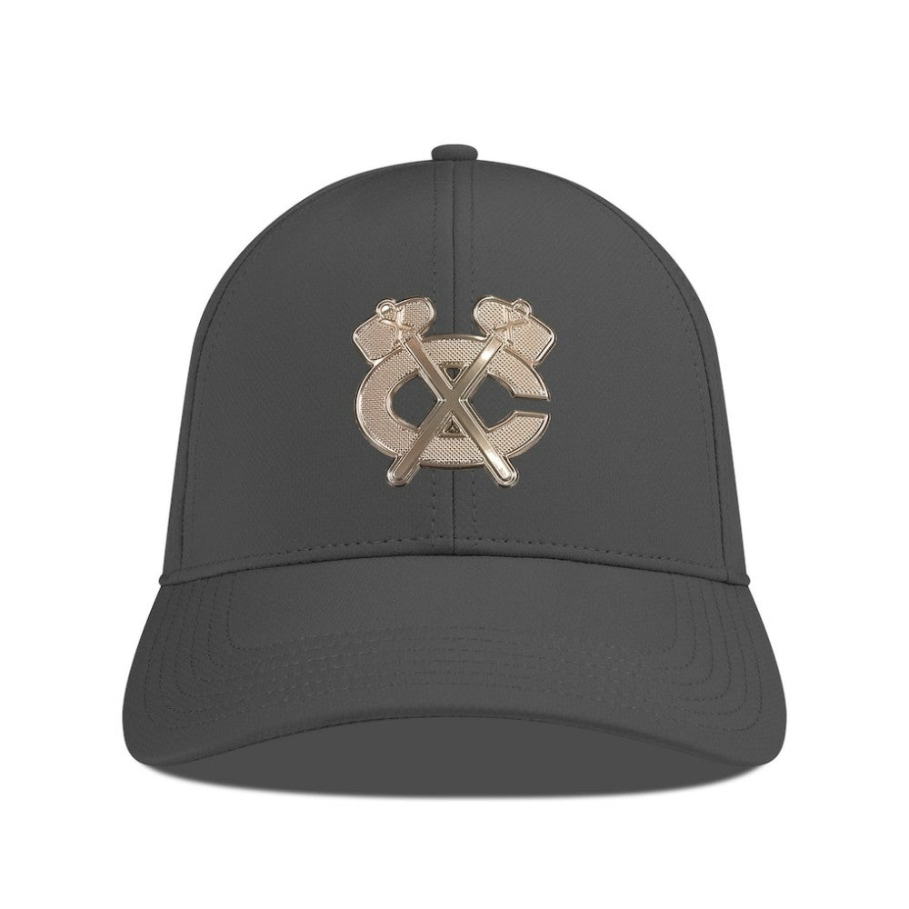 Chicago Blackhawks Levelwear Ascend Copper Insignia Vented Adjustable Hat - Charcoal - NHL 203155850