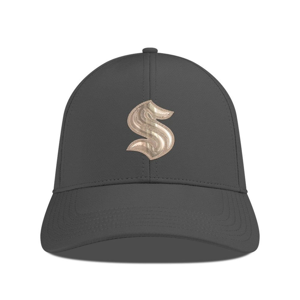 Seattle Kraken Levelwear Ascend Copper Insignia Vented Adjustable Hat - Charcoal - NHL 203155864