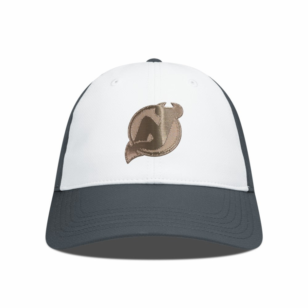 New Jersey Devils Levelwear Endure Copper Insignia Adjustable Hat - White/Charcoal - NHL 203155873