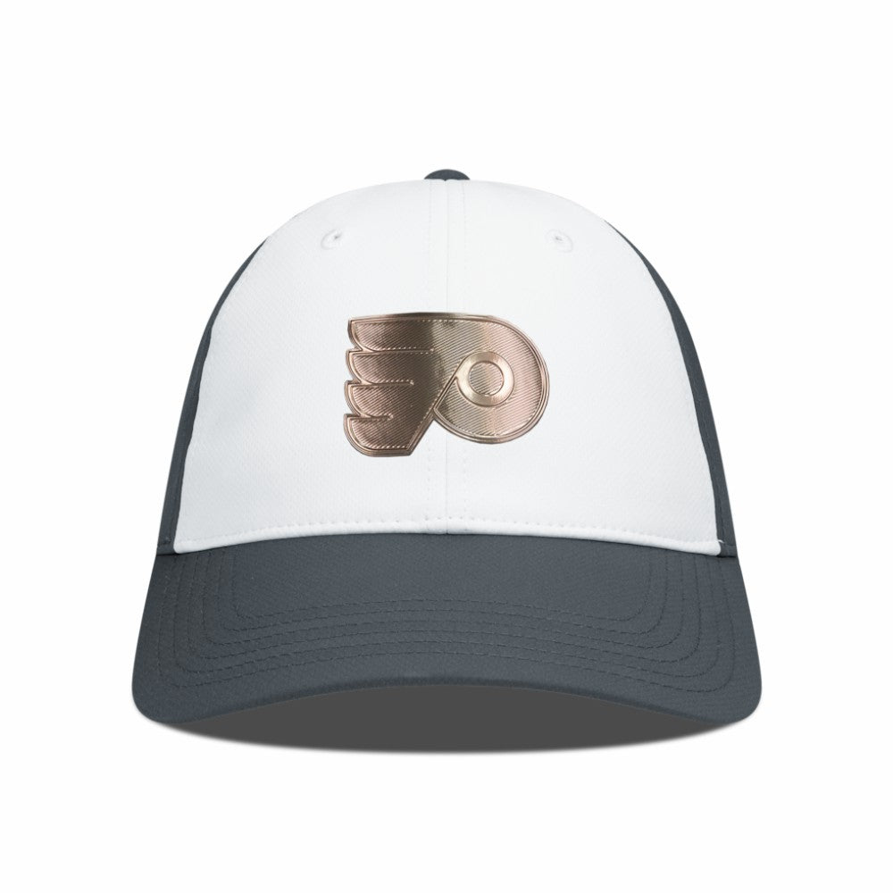 Philadelphia Flyers Levelwear Endure Copper Insignia Adjustable Hat - White/Charcoal - NHL 203155875