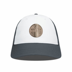 Edmonton Oilers Levelwear Endure Copper Insignia Adjustable Hat - White/Charcoal - NHL 203155876