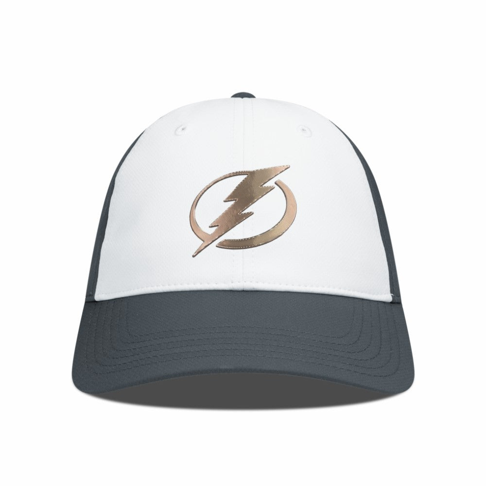 Tampa Bay Lightning Levelwear Endure Copper Insignia Adjustable Hat - White/Charcoal - NHL 203155879