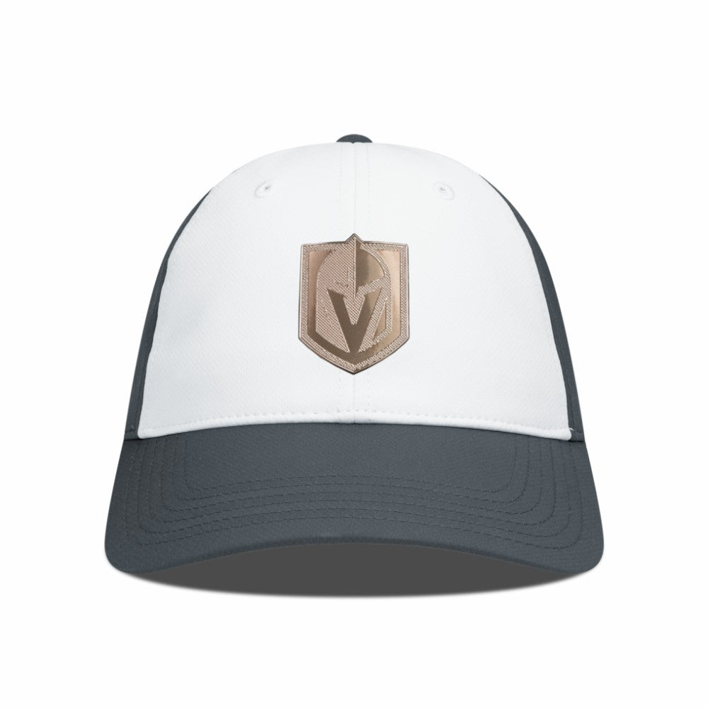 Vegas Golden Knights Levelwear Endure Copper Insignia Adjustable Hat - White/Charcoal - NHL 203155881