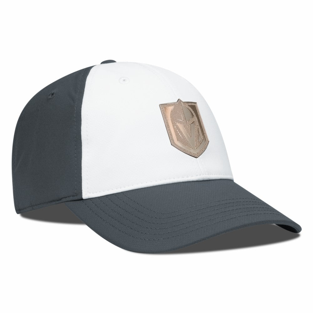 Vegas Golden Knights Levelwear Endure Copper Insignia Adjustable Hat - White/Charcoal - NHL 203155881