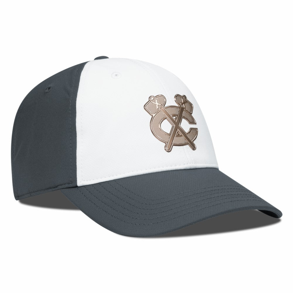 Chicago Blackhawks Levelwear Endure Copper Insignia Adjustable Hat - White/Charcoal - NHL 203155882