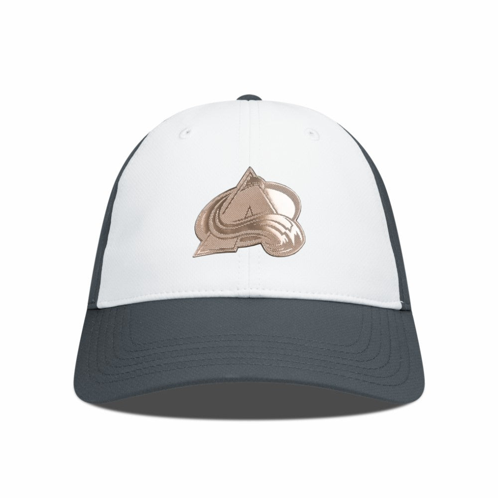 Colorado Avalanche Levelwear Endure Copper Insignia Adjustable Hat - White/Charcoal - NHL 203155884