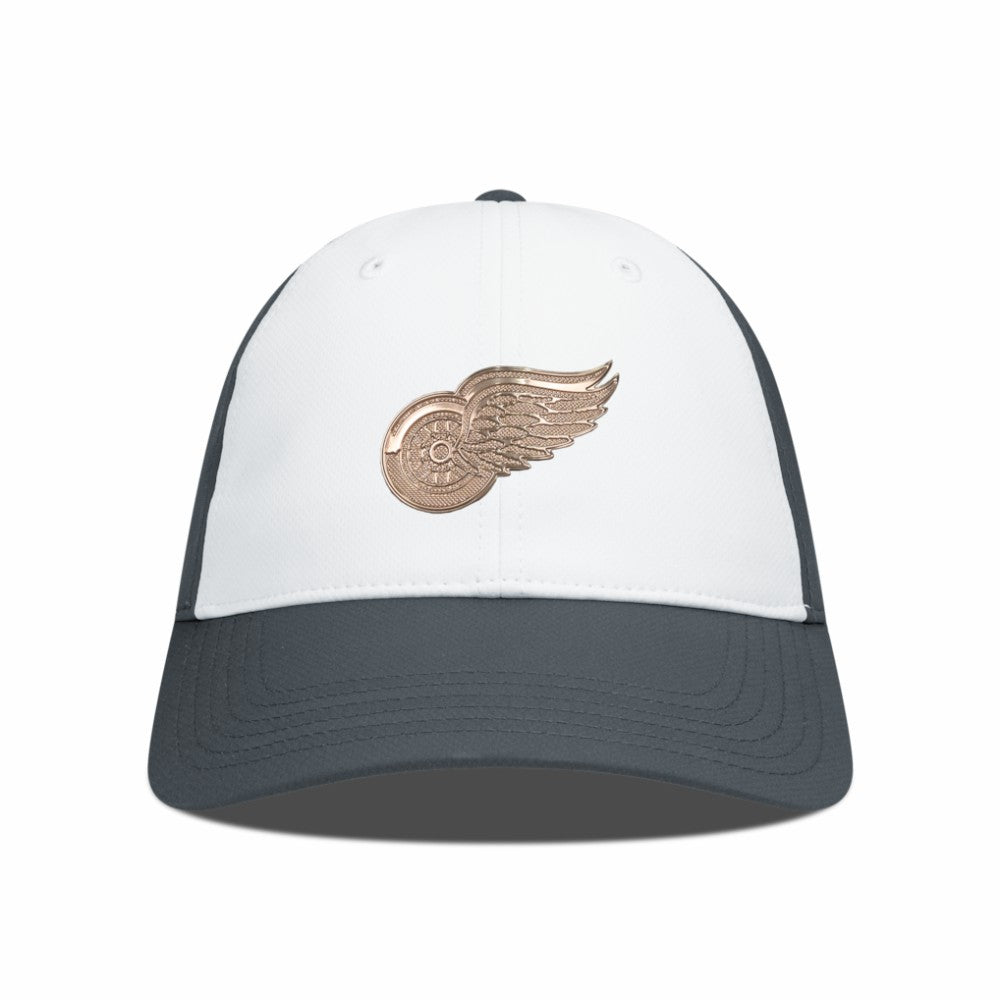 Detroit Red Wings Levelwear Endure Copper Insignia Adjustable Hat - White/Charcoal - NHL 203155886