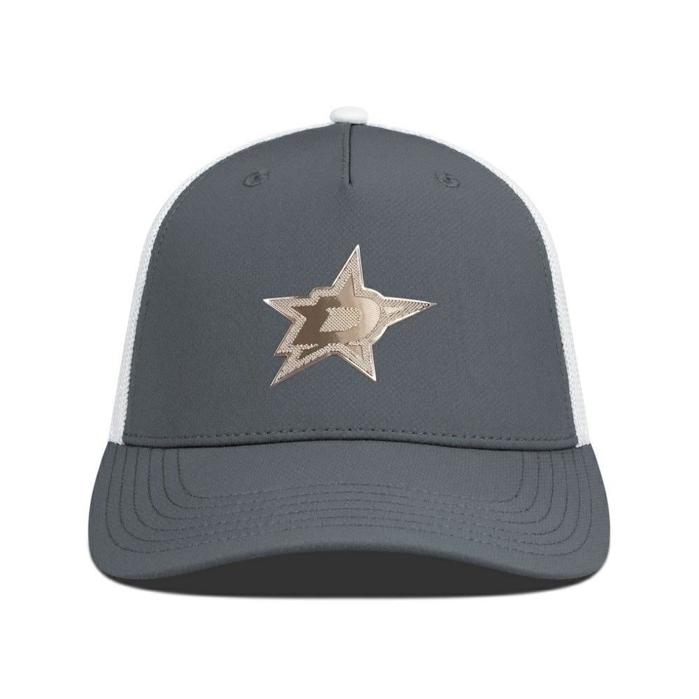 Dallas Stars Levelwear Signal Copper Insignia Trucker Adjustable Hat - Charcoal/White - NHL 203155892