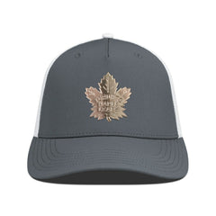 Toronto Maple Leafs Levelwear Signal Copper Insignia Trucker Adjustable Hat - Charcoal/White - NHL 203155908