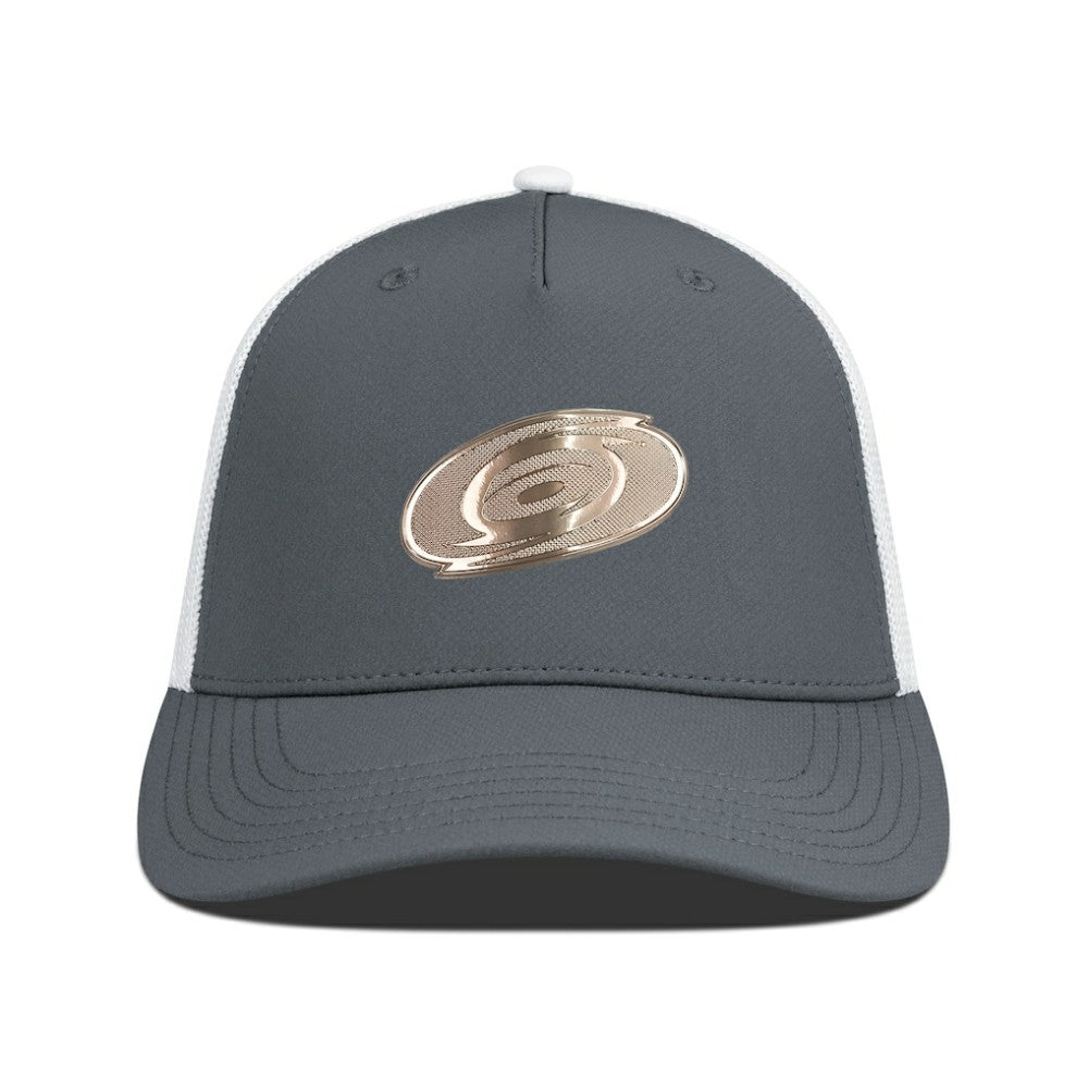 Carolina Hurricanes Levelwear Signal Copper Insignia Trucker Adjustable Hat - Charcoal/White - NHL 203155923