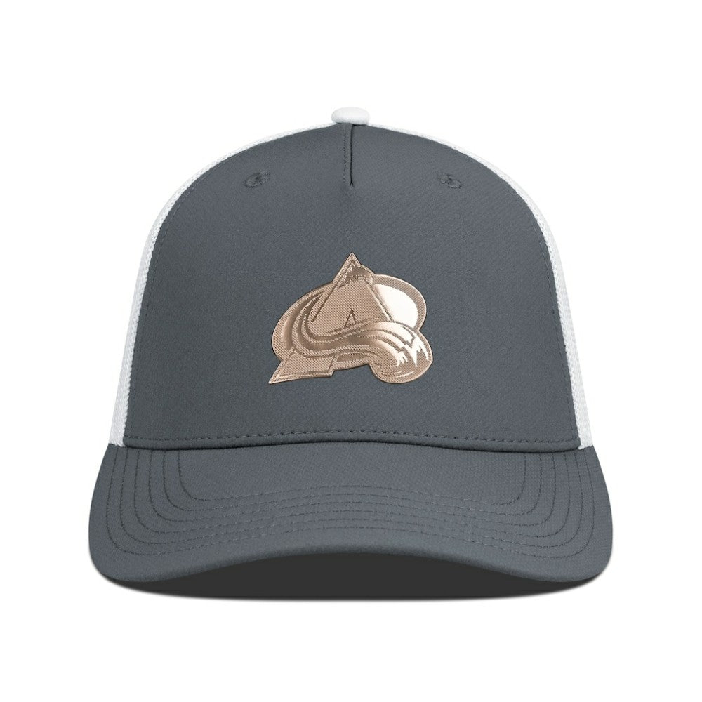 Colorado Avalanche Levelwear Signal Copper Insignia Trucker Adjustable Hat - Charcoal/White - NHL 203155927