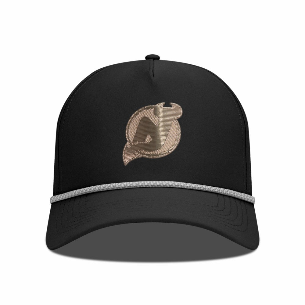 New Jersey Devils Levelwear Gordon Copper Insignia Vented Adjustable Hat - Black - NHL 203155942