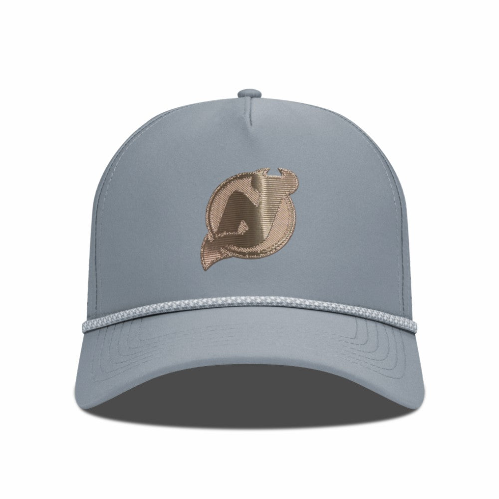 New Jersey Devils Levelwear Gordon Copper Insignia Vented Adjustable Hat - Gray - NHL 203155943