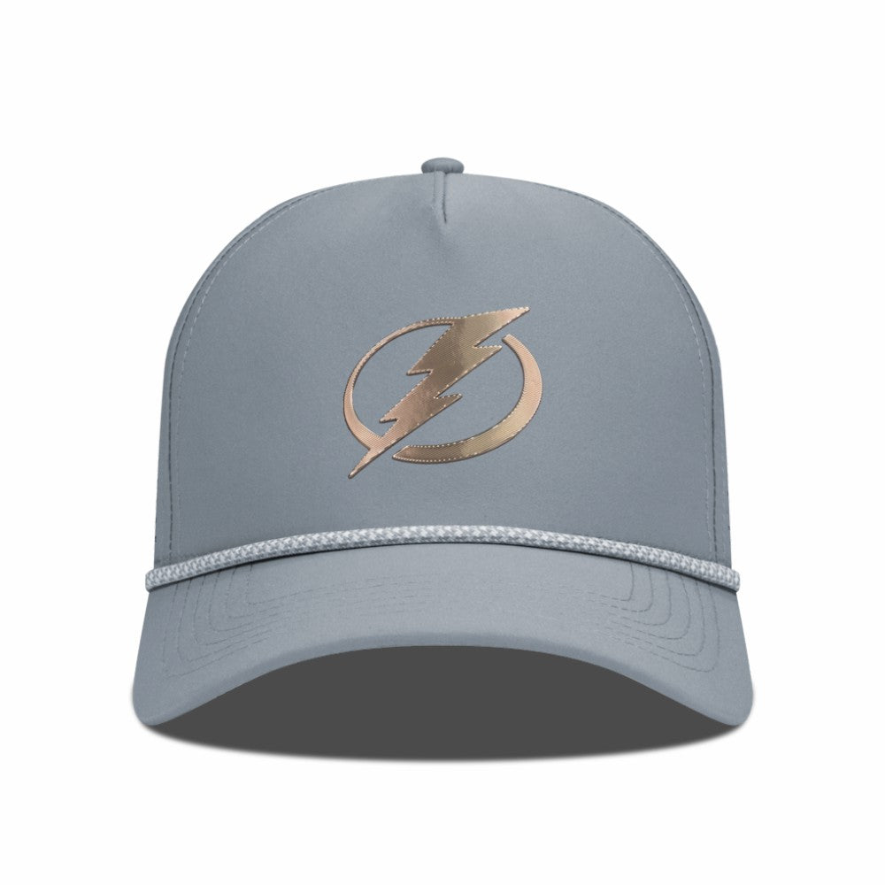 Tampa Bay Lightning Levelwear Gordon Copper Insignia Vented Adjustable Hat - Gray - NHL 203155946