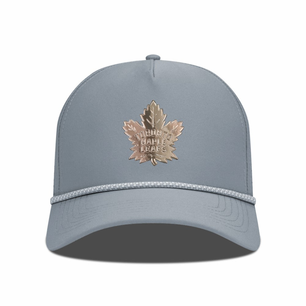 Toronto Maple Leafs Levelwear Gordon Copper Insignia Vented Adjustable Hat - Gray - NHL 203155949