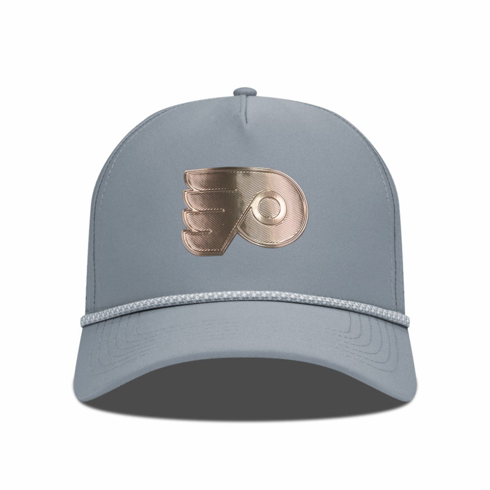 Philadelphia Flyers Levelwear Gordon Copper Insignia Vented Adjustable Hat - Gray - NHL 203155952