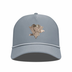 Pittsburgh Penguins Levelwear Gordon Copper Insignia Vented Adjustable Hat - Gray - NHL 203155956