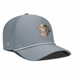 Pittsburgh Penguins Levelwear Gordon Copper Insignia Vented Adjustable Hat - Gray - NHL 203155956