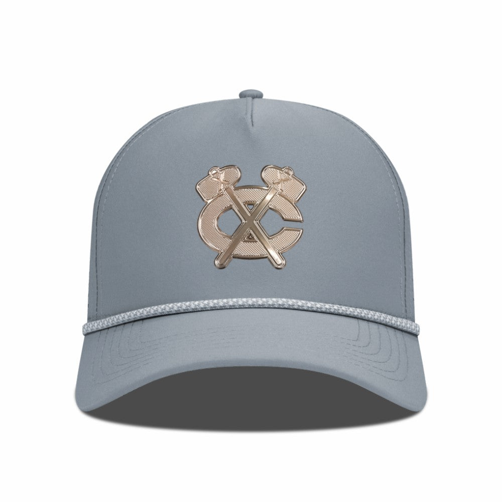Chicago Blackhawks Levelwear Gordon Copper Insignia Vented Adjustable Hat - Gray - NHL 203155960