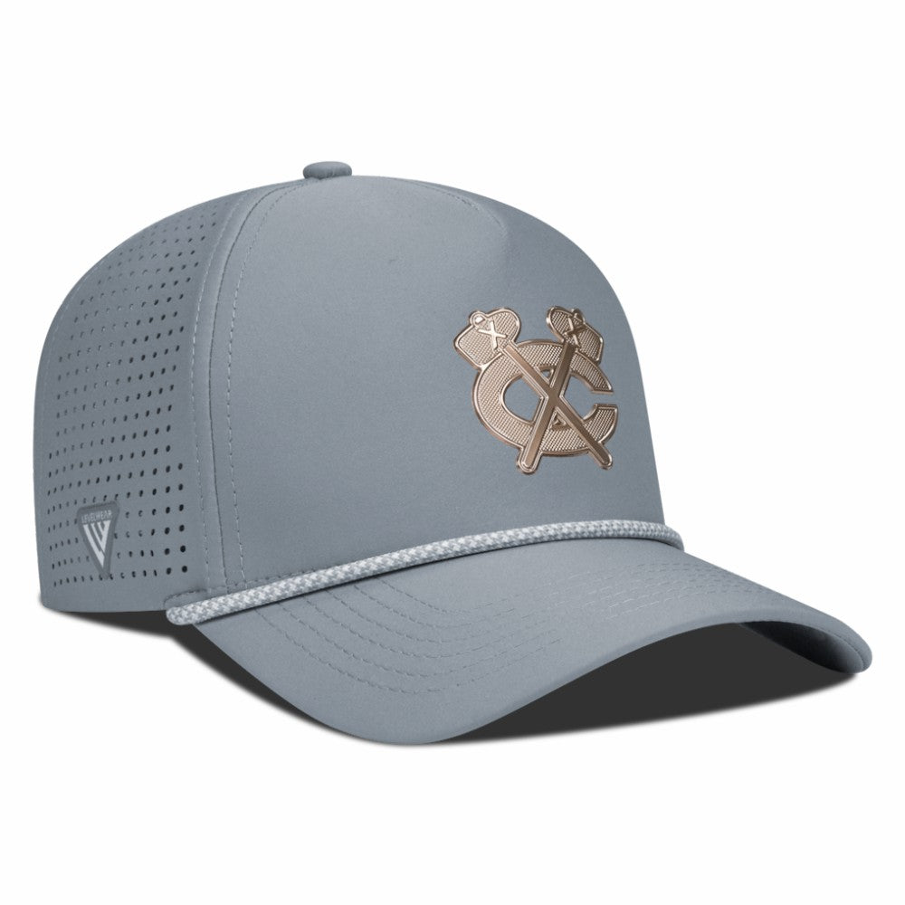 Chicago Blackhawks Levelwear Gordon Copper Insignia Vented Adjustable Hat - Gray - NHL 203155960