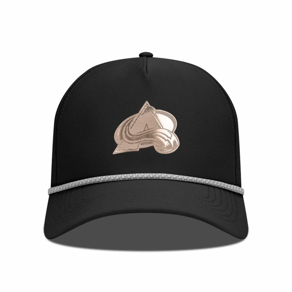 Colorado Avalanche Levelwear Gordon Copper Insignia Vented Adjustable Hat - Black - NHL 203155961