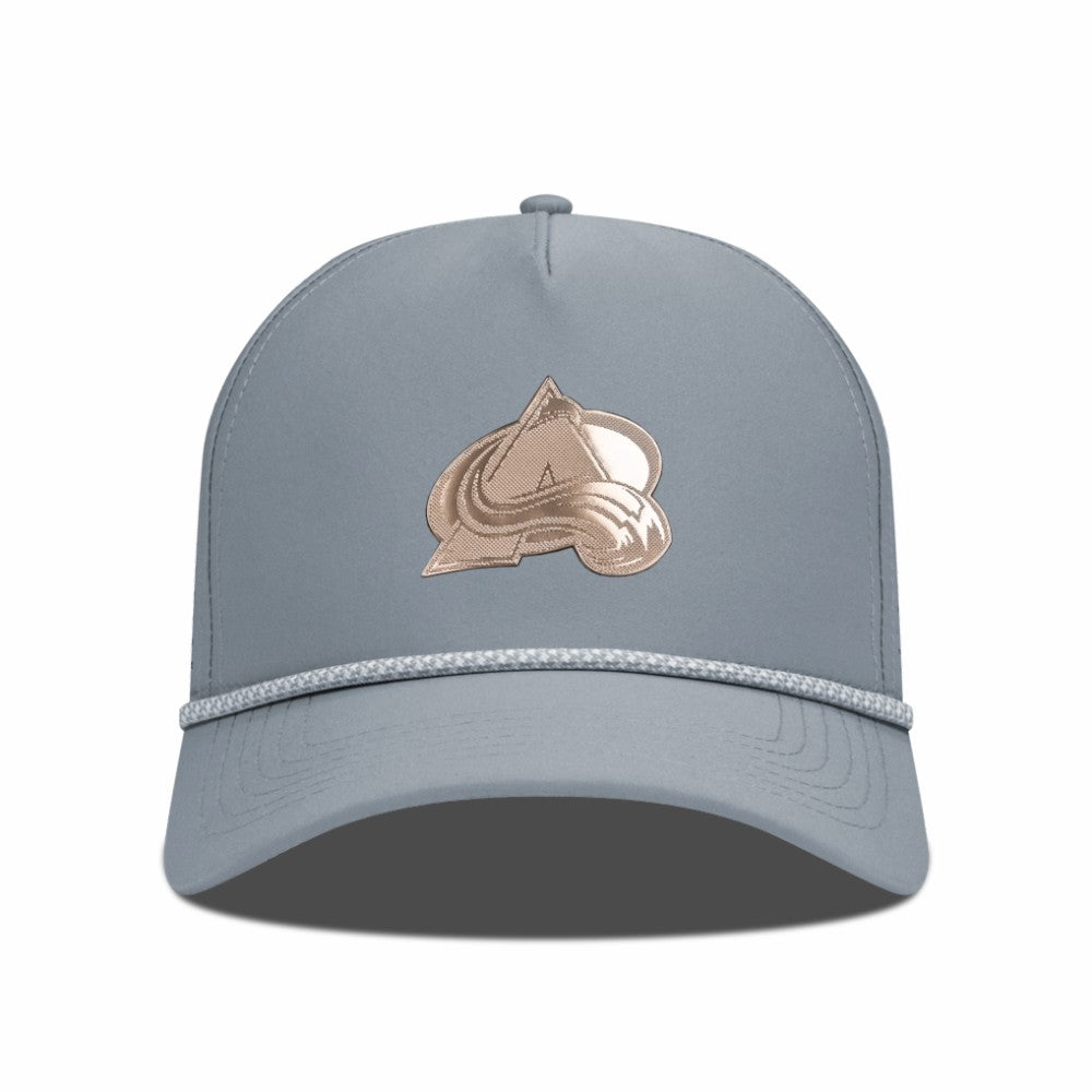 Colorado Avalanche Levelwear Gordon Copper Insignia Vented Adjustable Hat - Gray - NHL 203155963