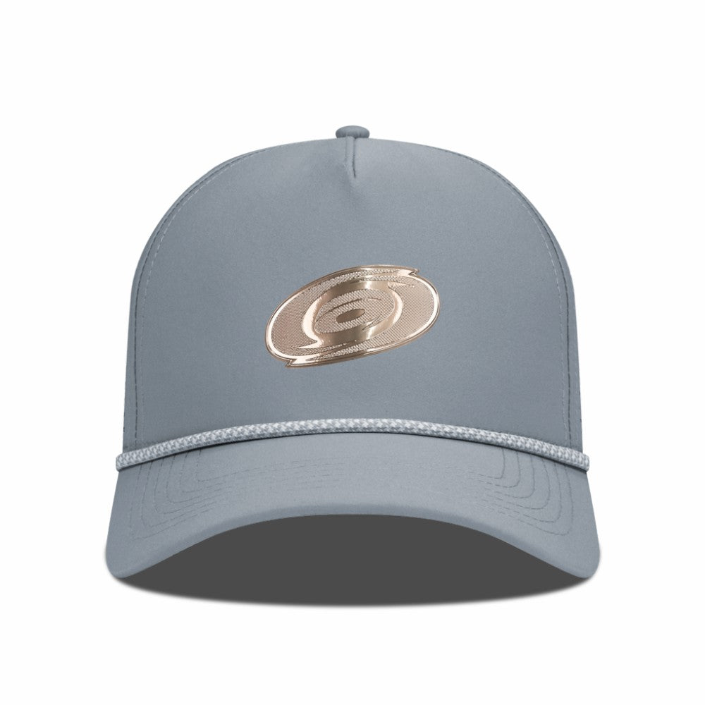 Carolina Hurricanes Levelwear Gordon Copper Insignia Vented Adjustable Hat - Gray - NHL 203155969