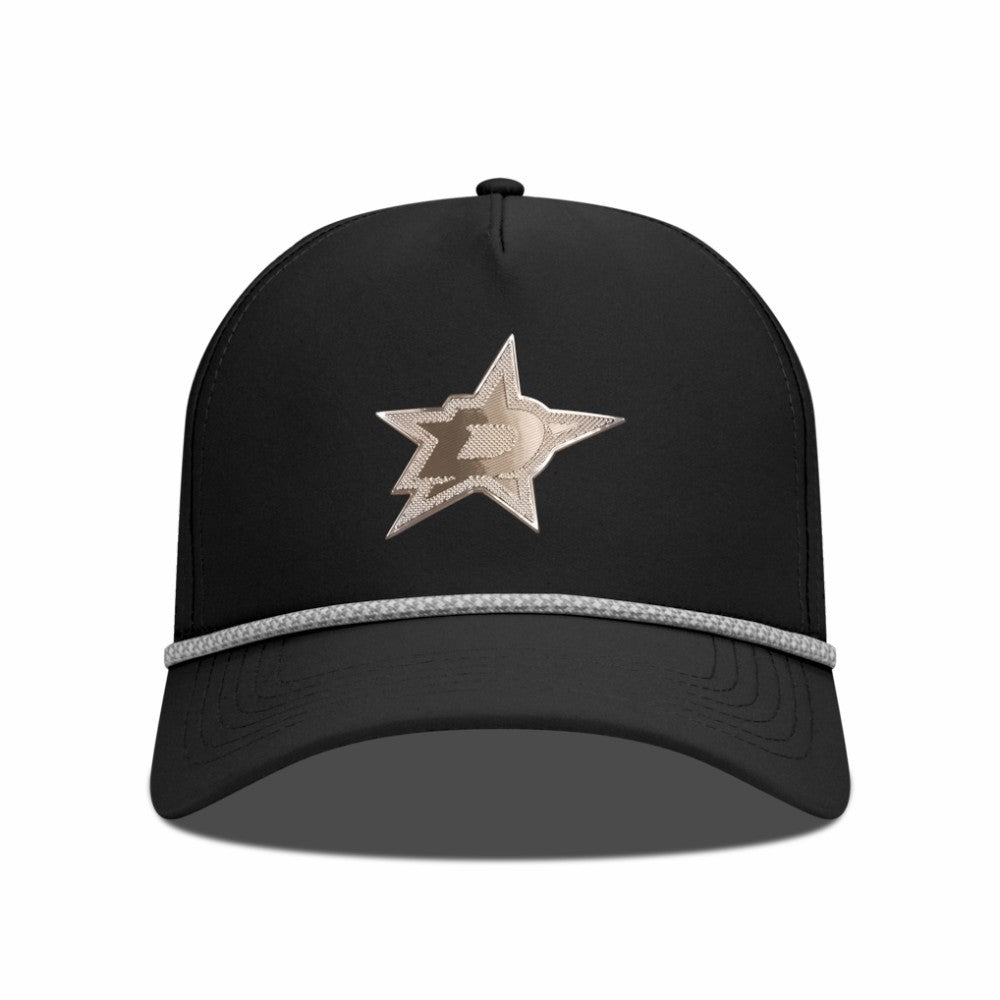 Dallas Stars Levelwear Gordon Copper Insignia Vented Adjustable Hat - Black - NHL 203155970