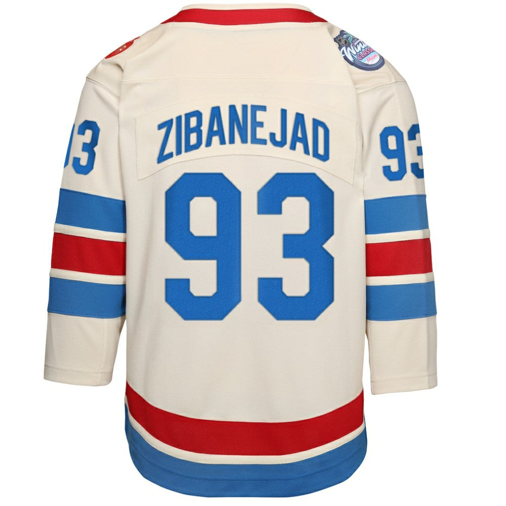 Mika Zibanejad New York Rangers Outerstuff Youth 2026 NHL Winter Classic Premier Jersey - White - NHL 203156095