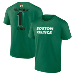 Boston Celtics #1 Dad Jersey T-Shirt Kelly Green