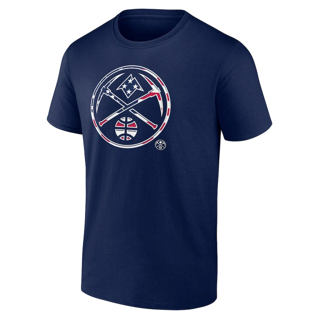 Denver Nuggets Flag Logo T-Shirt Navy