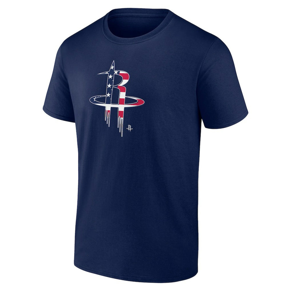 Houston Rockets Flag Logo T-Shirt Navy