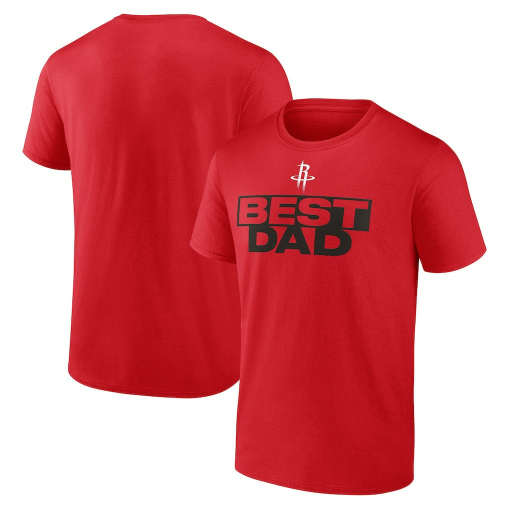 Houston Rockets Greatest Dad T-Shirt Red