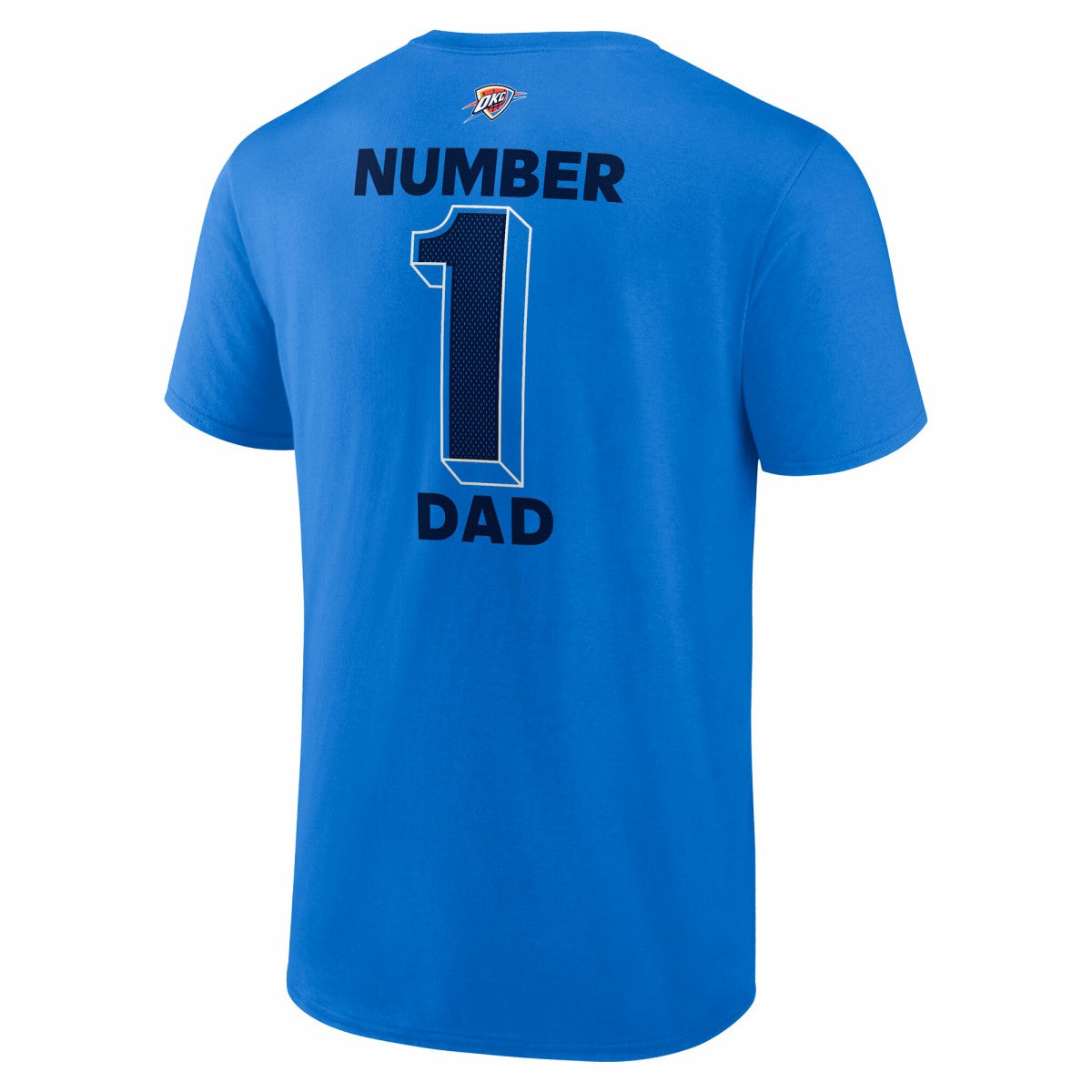 Oklahoma City Thunder #1 Dad Jersey T-Shirt Blue
