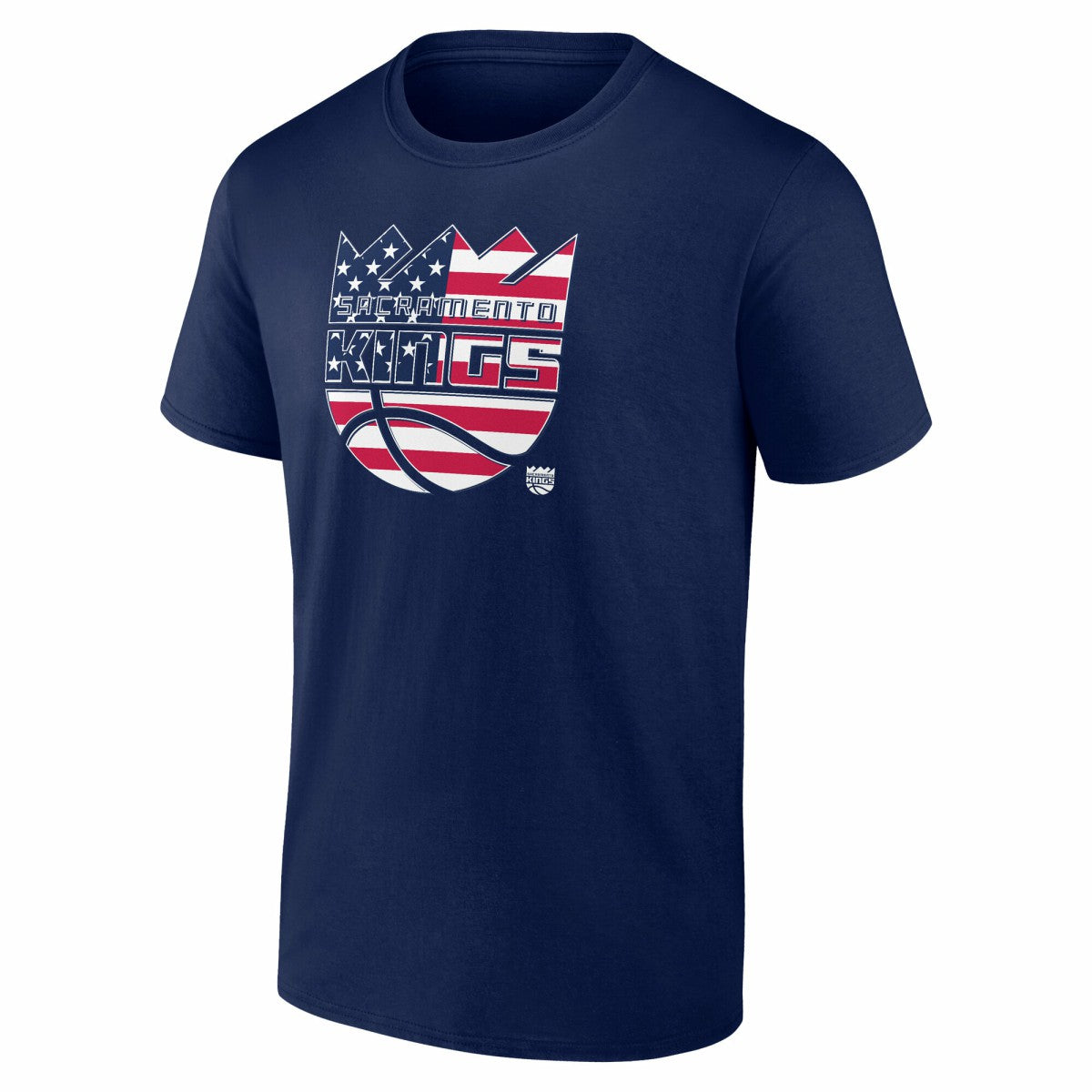 Sacramento Kings Flag Logo T-Shirt Navy
