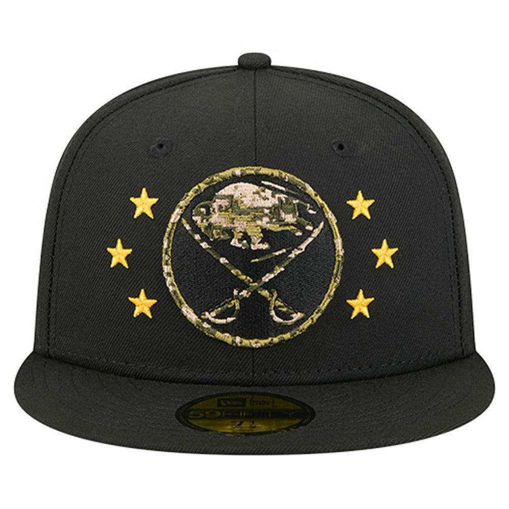 Buffalo Sabres New Era Military Appreciation Digital Camo Stars 59FIFTY Fitted Hat - Black - NHL 203156193