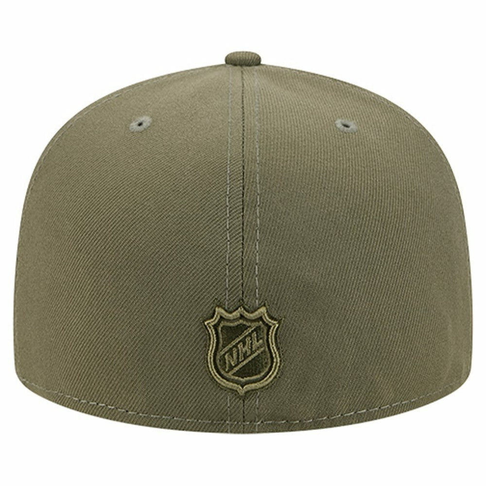 Boston Bruins New Era Military Appreciation Flag 59FIFTY Fitted Hat - Olive - NHL 203156213