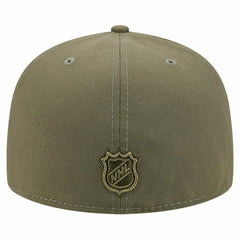 Boston Bruins New Era Military Appreciation Flag 59FIFTY Fitted Hat - Olive - NHL 203156213