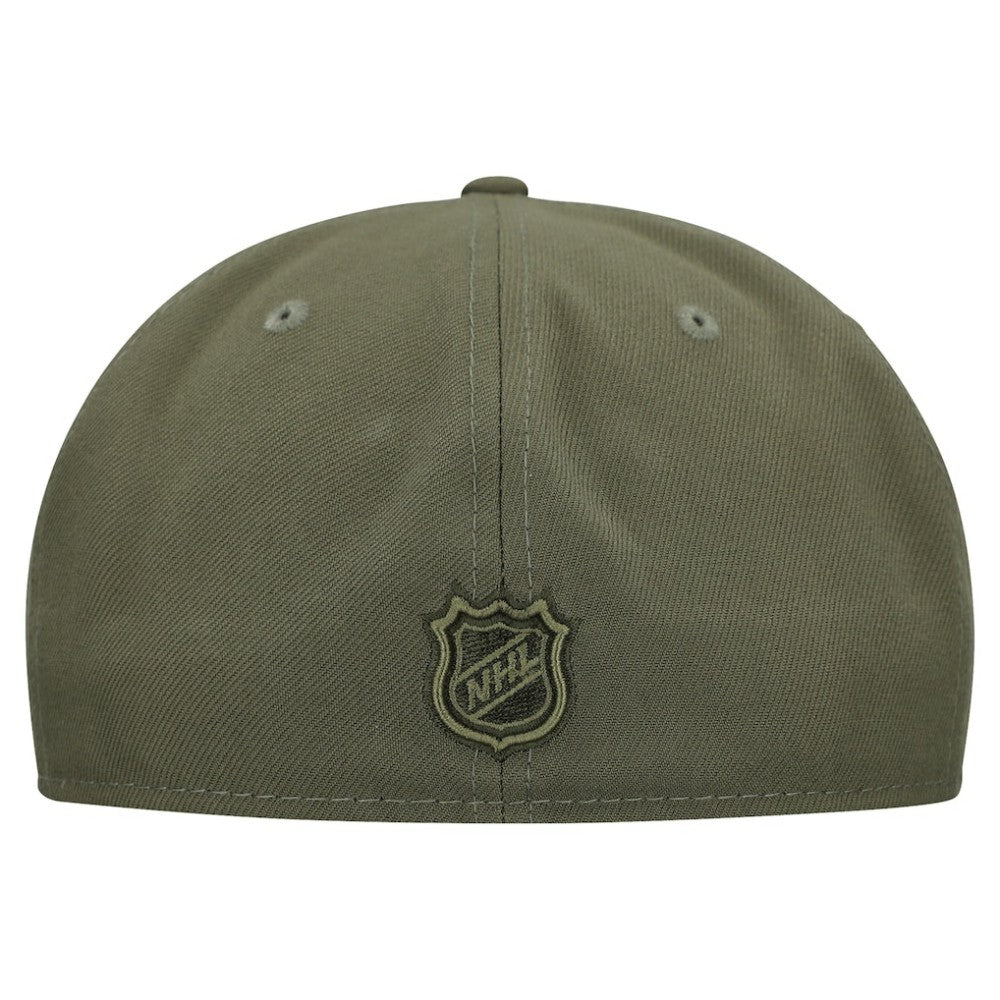 Pittsburgh Penguins New Era Military Appreciation Flag 59FIFTY Fitted Hat - Olive - NHL 203156218