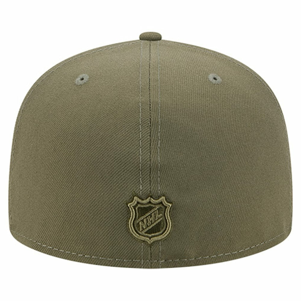 New York Rangers New Era Military Appreciation Flag 59FIFTY Fitted Hat - Olive - NHL 203156221