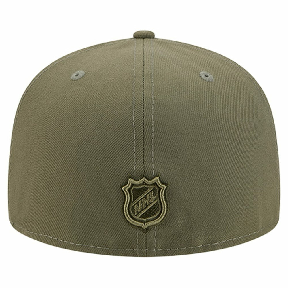 Tampa Bay Lightning New Era Military Appreciation Flag 59FIFTY Fitted Hat - Olive - NHL 203156222