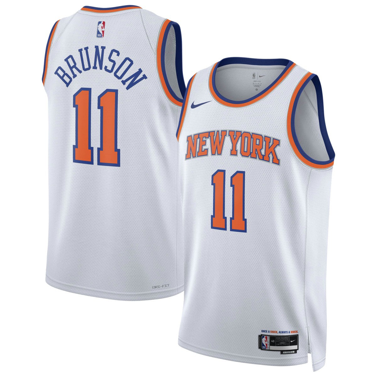 Jalen Brunson New York Knicks Unisex Swingman Jersey Association Edition White | Nike outlet